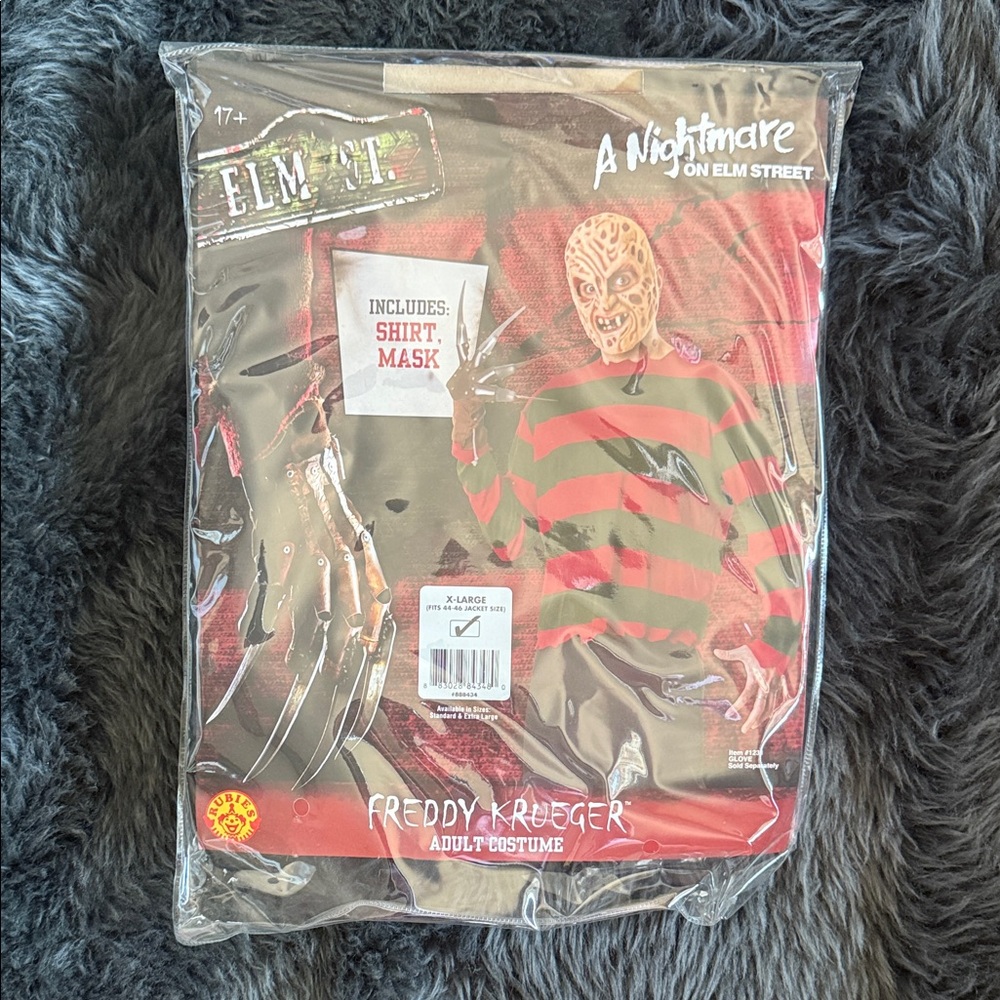 Elm st. Rubies Freddy Krueger Adult Costume with Mask